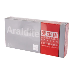 ARALDITE/爱牢达 快固环氧胶粘剂 RAP-EPOXY 2012 DIY牙膏装 重量比A:B=1:1 60g 1盒